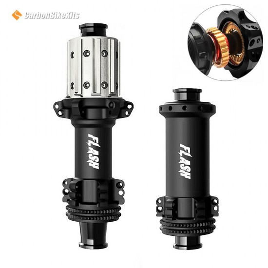 FLASH™️ 245g Buje de freno de disco ultraligero para carretera Rat 36/60T Star-Ratchets Bloqueo central 24 agujeros